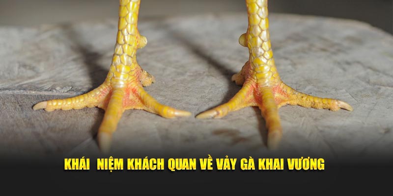 Khái  niệm khách quan về vảy gà khai vương